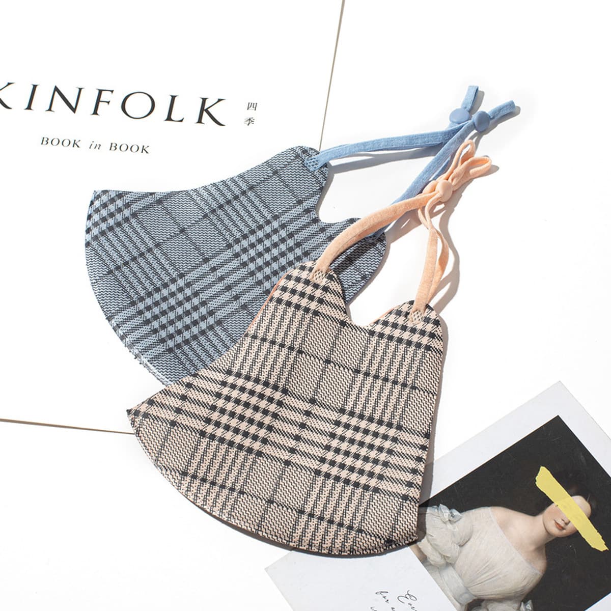 Весной и летом дышащая маска звезды моющаяся бархатная клетчатая маска из оленя с морским воздушным слоем космическая...