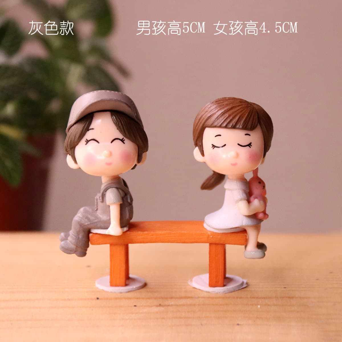 Трансграничная оптовая мультяшная пара кукольных моделей украшение компьютерного дисплея День Святого Валентина торт...