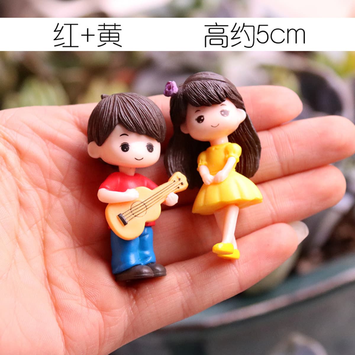 Трансграничная оптовая мультяшная пара кукольных моделей украшение компьютерного дисплея День Святого Валентина торт...