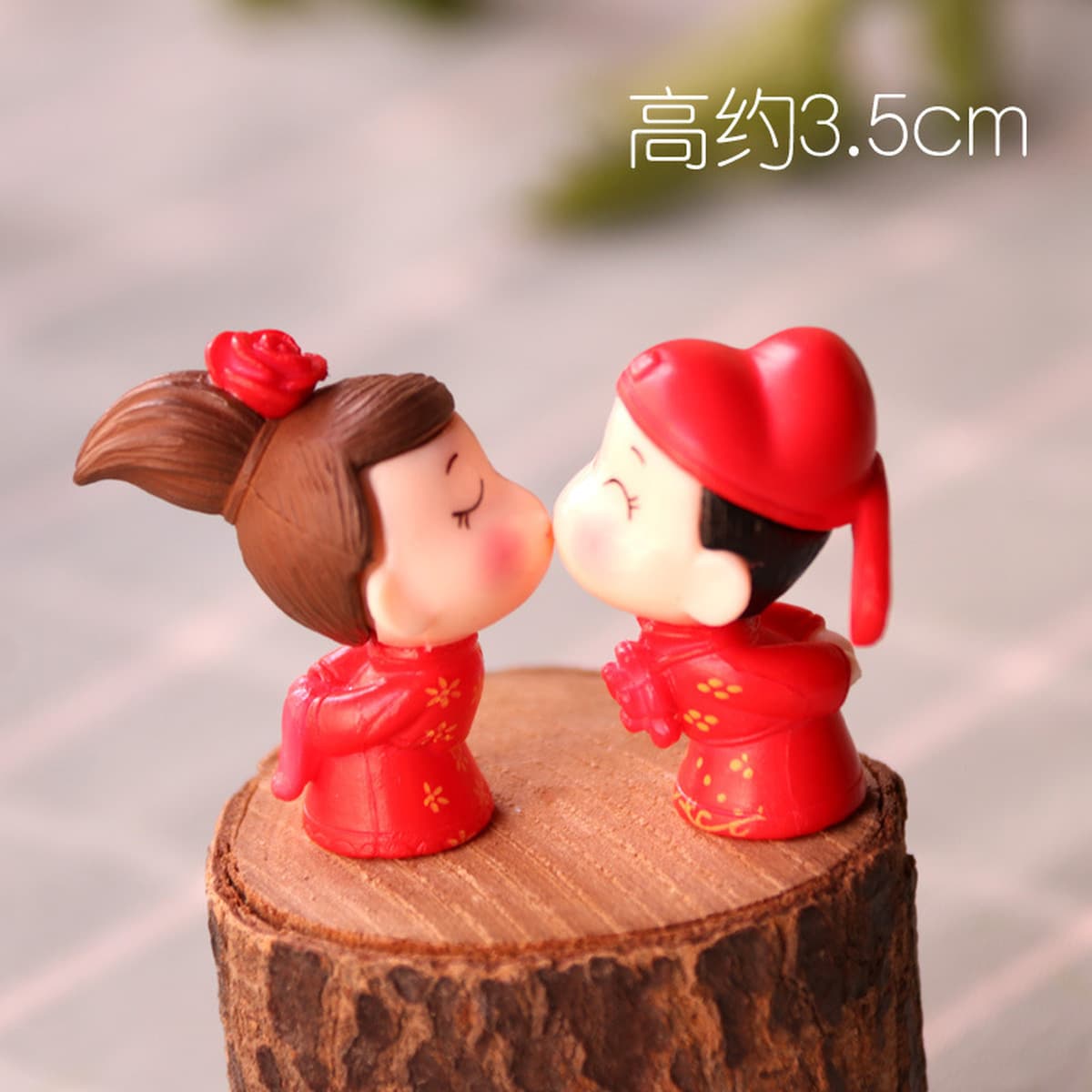 Трансграничная оптовая мультяшная пара кукольных моделей украшение компьютерного дисплея День Святого Валентина торт...
