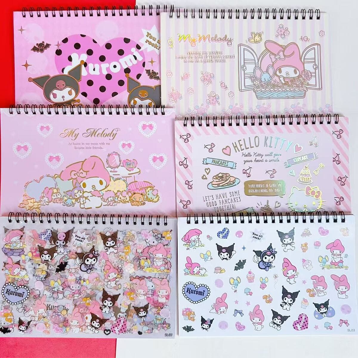 Симпатичная книга наклеек на тему домашних животных с высокой эстетической ценностью, книга с материалами на тему Куроми, 10...