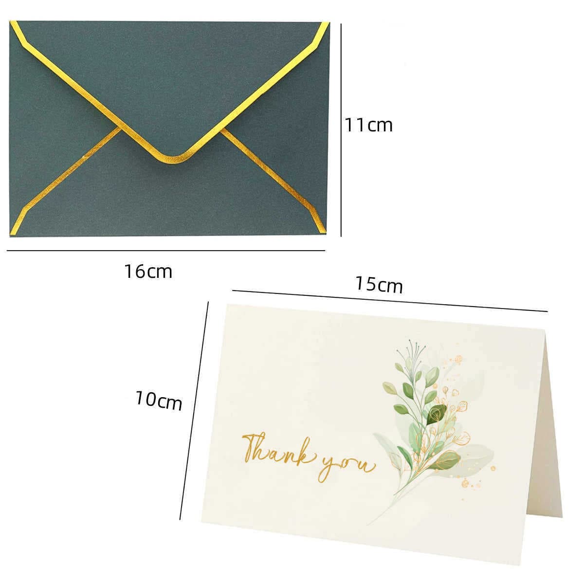 Креативная золоченая простая свежая праздничная открытка деловое благословение день рождения Спасибо за сообщение Маленькая...