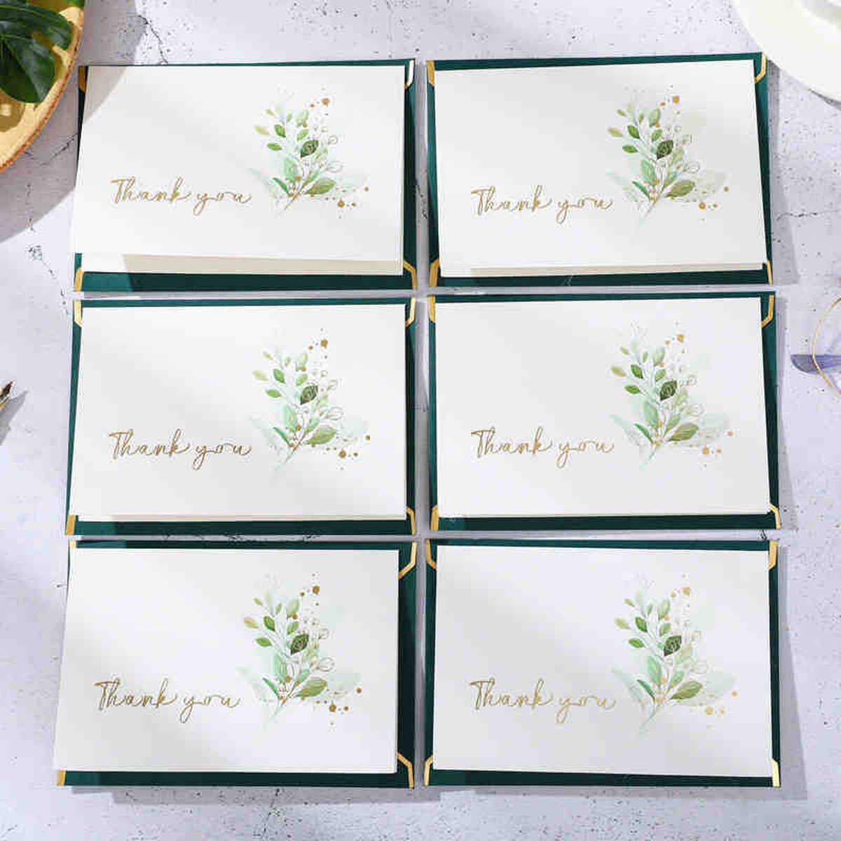 Креативная золоченая простая свежая праздничная открытка деловое благословение день рождения Спасибо за сообщение Маленькая...