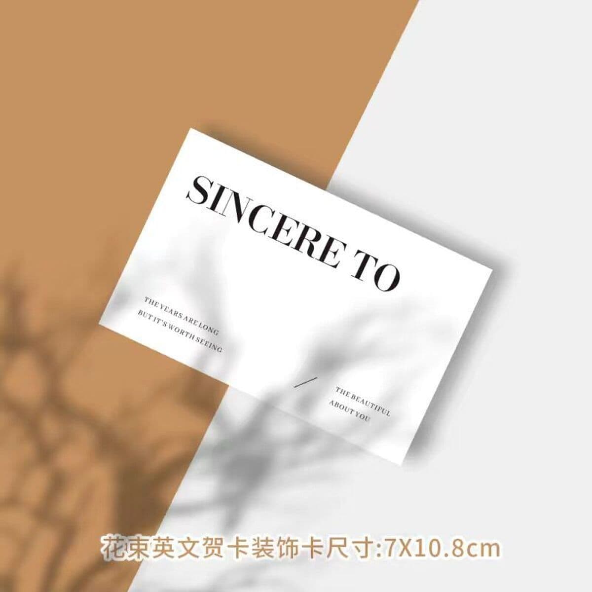 Простая открытка из цветочного магазина, цветочное украшение, маленькая открытка, флористика, день рождения, праздничный...