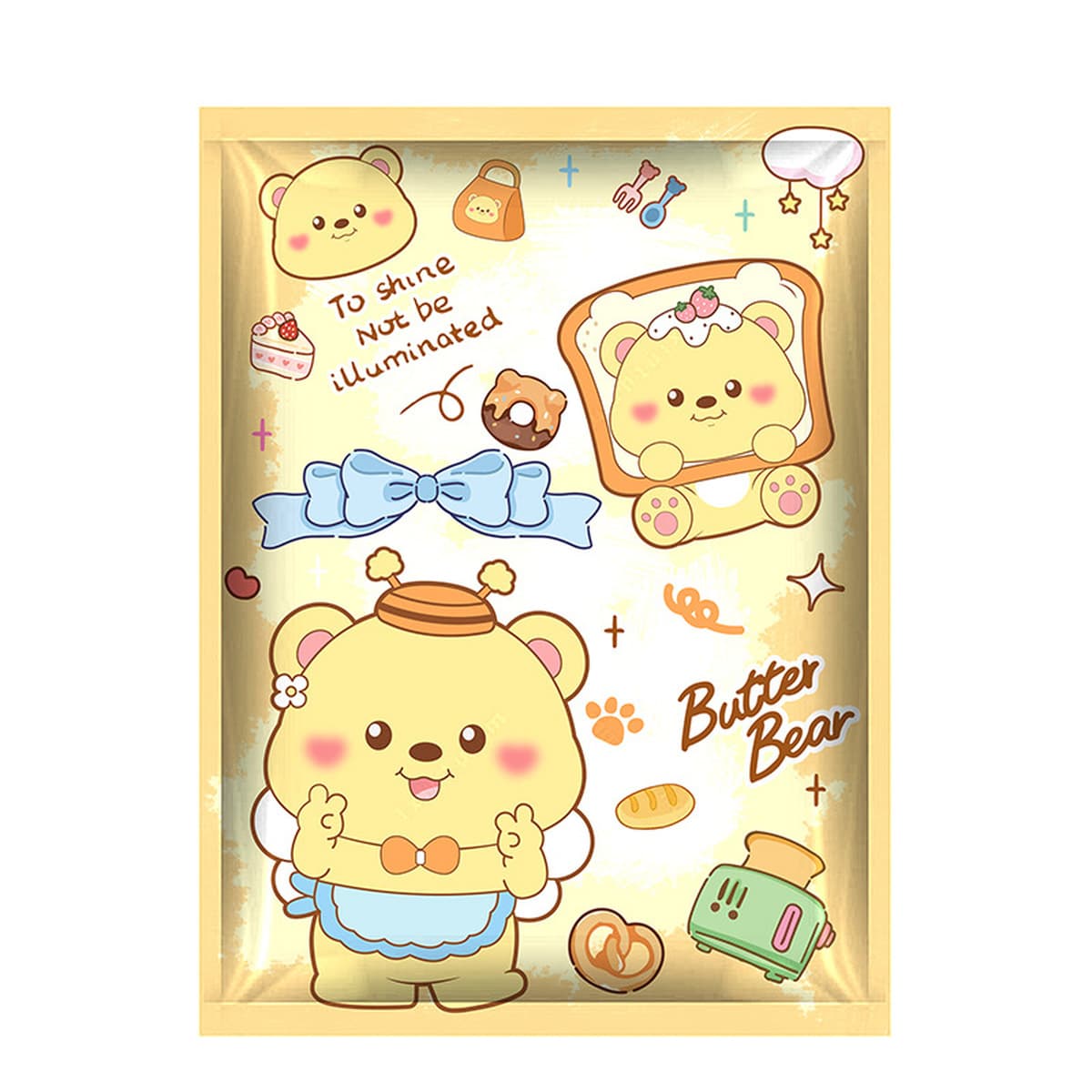 Мультяшный медведь милые канцелярские товары слепые сумки набор для школьных подарков для студентов