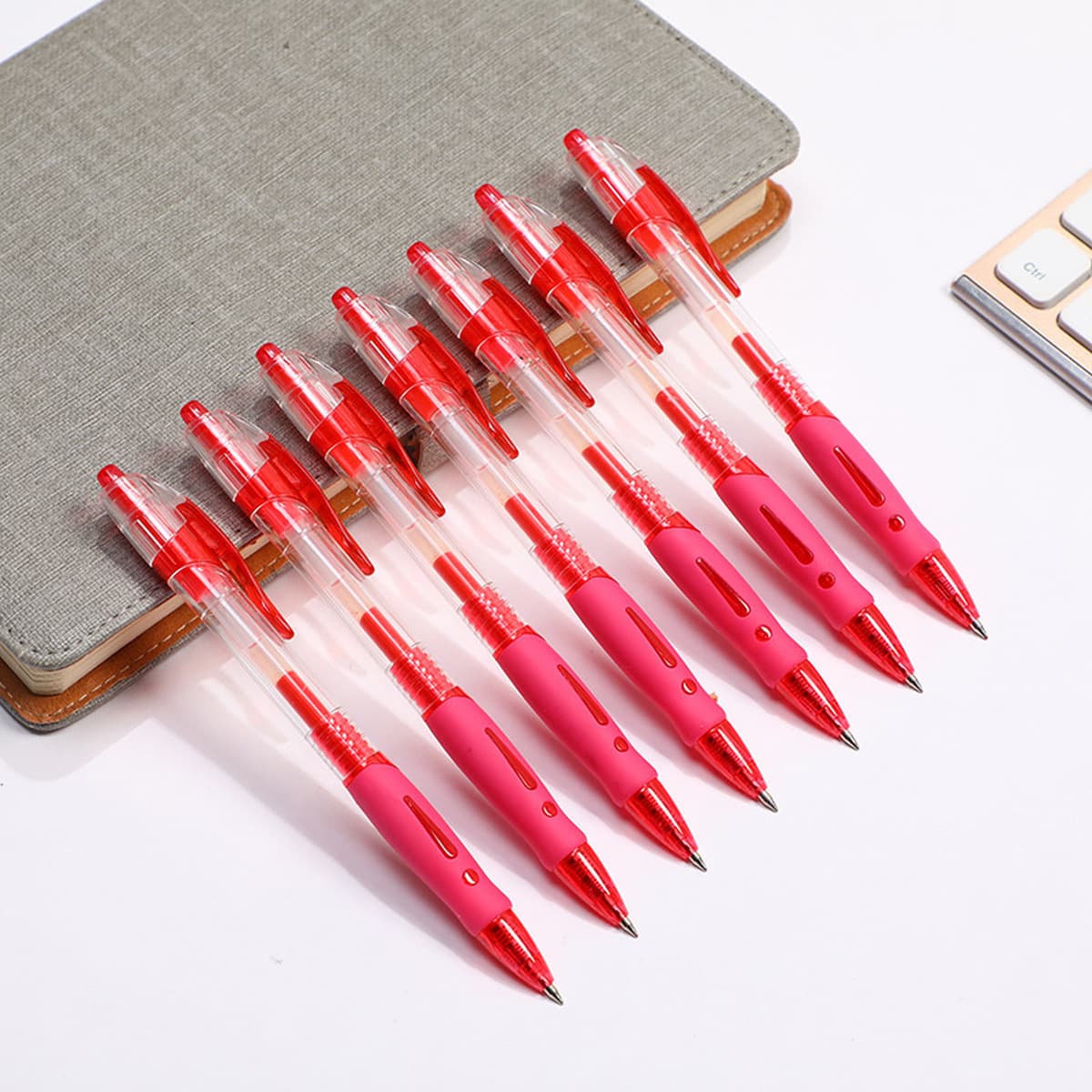 K35 Нажмите на гель-ручку, чтобы быстро высушить подпись ручка красная ручка черная кисть