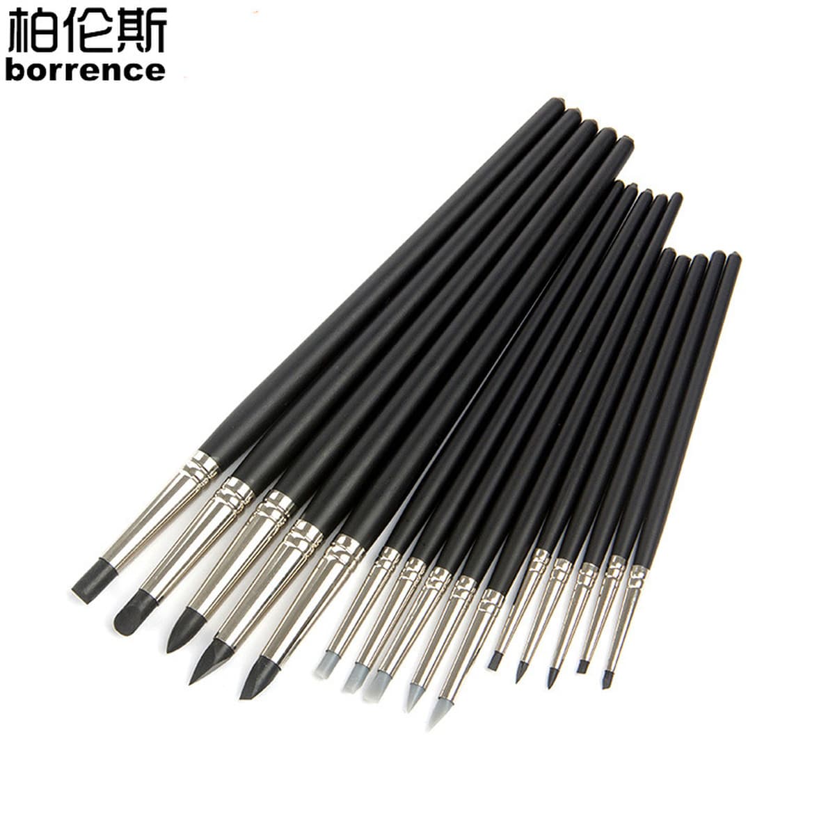 Набор силиконовых ручек для рисования из 5 шт., белые жидкие специальные материалы для рисования, резиновая ручка для...