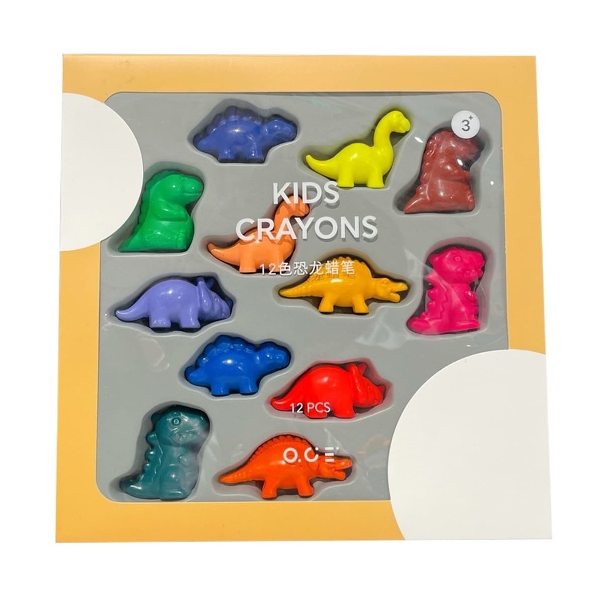 SwanLace выбранные красочные детские кисти трехмерные динозавры мультяшной формы детский сад живопись граффити мелки