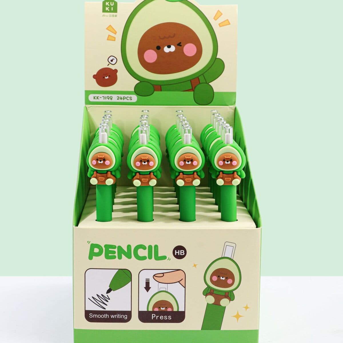 Милый мультяшный стиль Творческий неполный карандаш без резки черная технологическая ручка Студенческая премия эскиз...